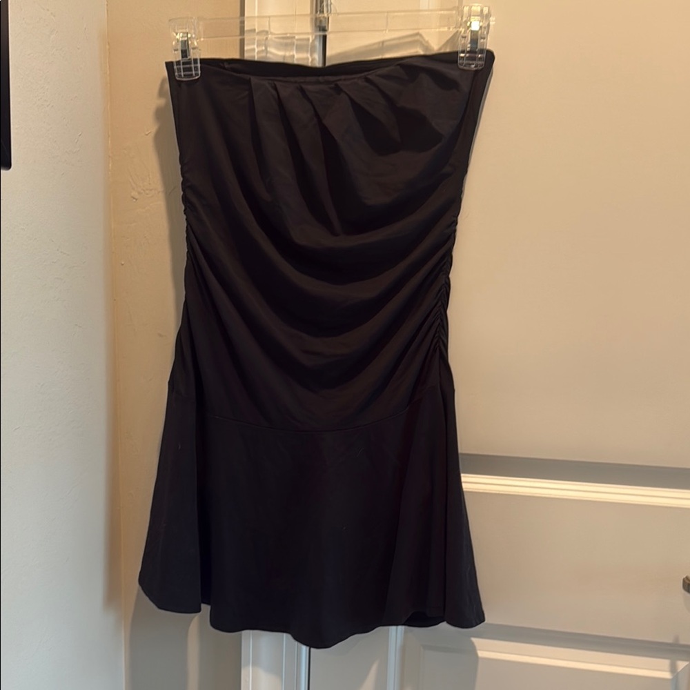 Black Strapless Dress
